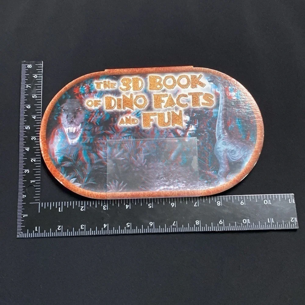 Dinosaur fact book 3D glasses T. Rex learning kids interactive book